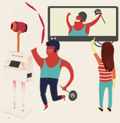 Promítání fotek na projektor